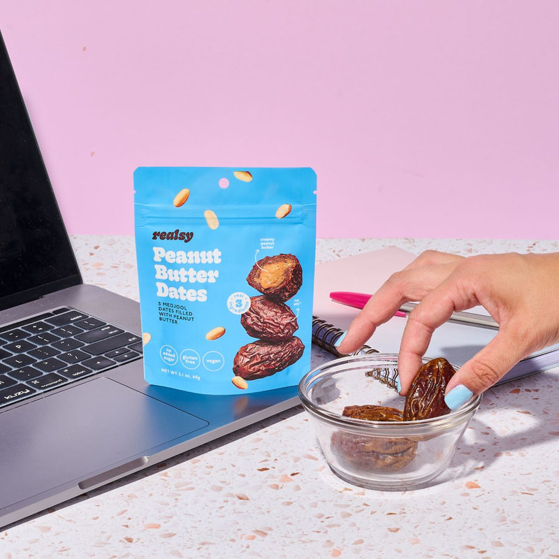 realsy Peanut Butter Filled Dates, 2.1 oz