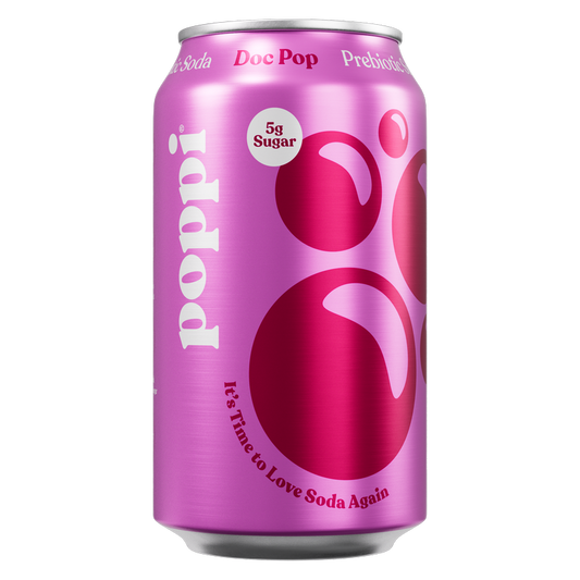 Poppi Prebiotic Soda Doc Pop 12oz Can