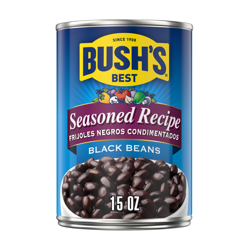 Bush's Seasoned Black Beans 15oz