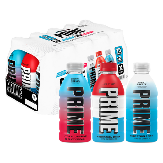 Prime Hydration Freeze Variety Pack 15pk 12oz Btl