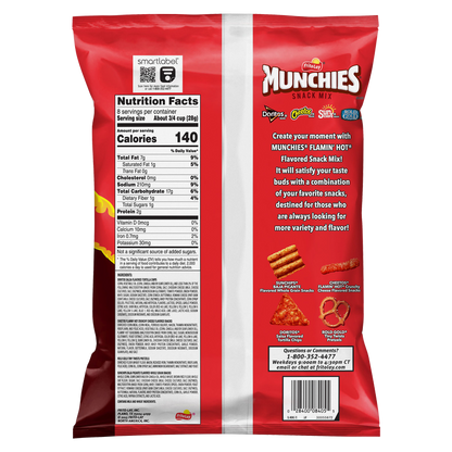 Munchies Flamin' Hot Snack Mix 8oz