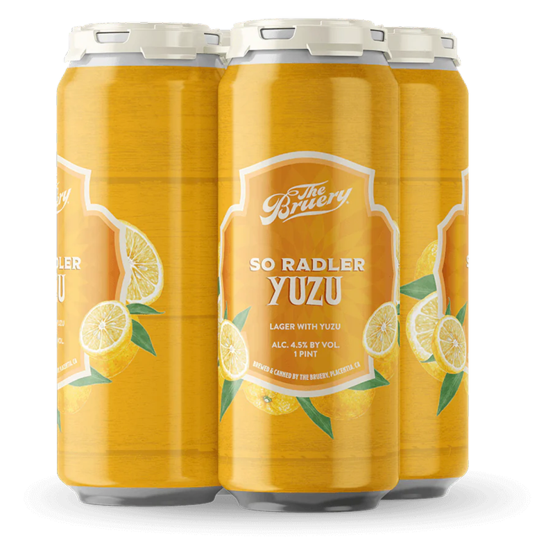 The Bruery So Radler Series: Yuzu 4pk 16oz Cans  4.5% ABV