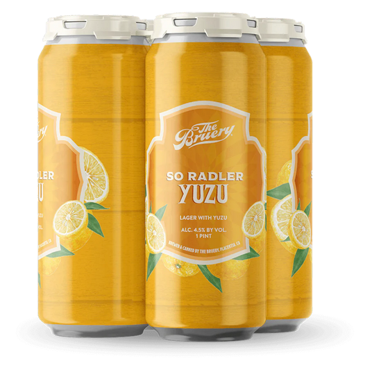 The Bruery So Radler Series: Yuzu 4pk 16oz Cans  4.5% ABV