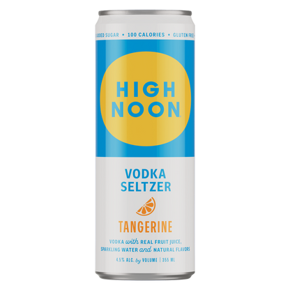 High Noon Tangerine Hard Seltzer 12oz Cans 4pk