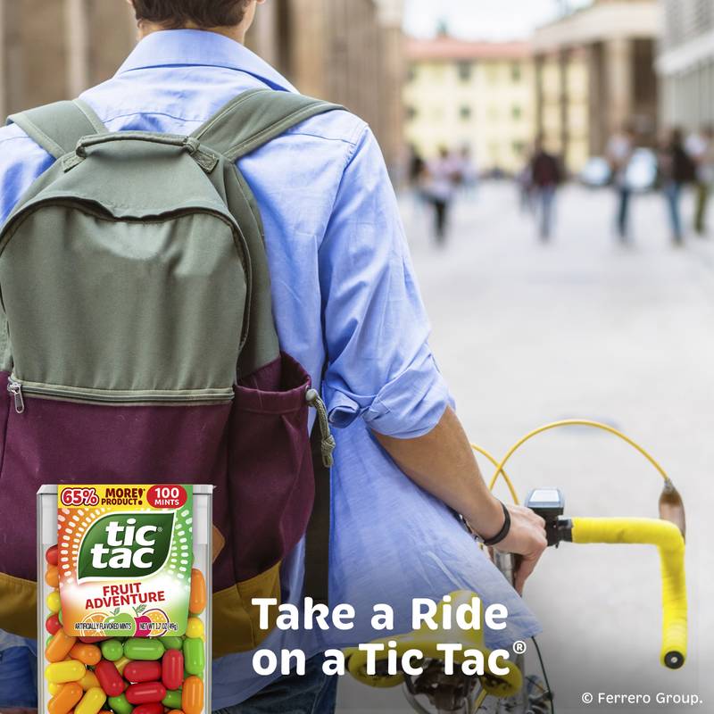 Tic Tac Fruit Adventure Mints, On-The-Go Refreshment, 1.7 oz
