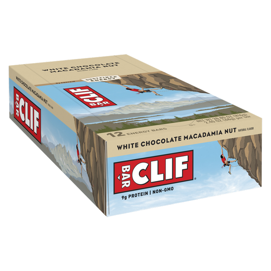 Clif Bar White Chocolate Macadamia Nut Energy Bar  Case 12 ct