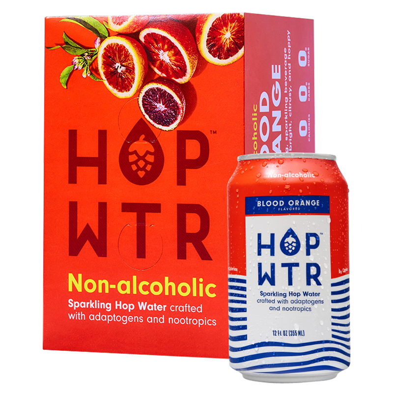 HOP WTR Blood Orange 6pk 12oz Can