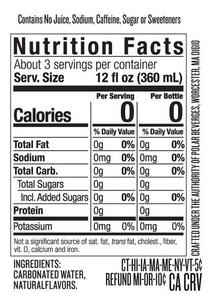 Polar Lime Seltzer 1 Liter