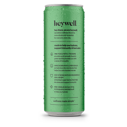 Heywell Calm + Hydrate Sparkling Lime 12oz Can