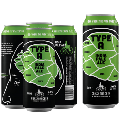 Conshohocken Brewing Company Type A IPA 4pk 16oz Can 7.0% ABV