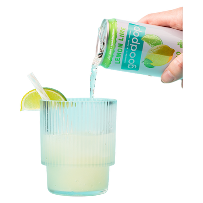 GoodPop Lemon Lime Juice & Bubbly Water 6pk 7.5oz Mini Can