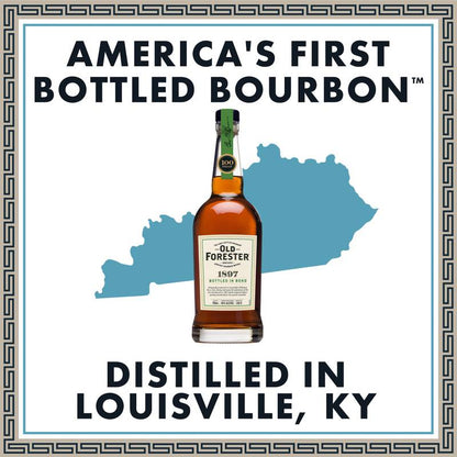 Old Forester Whiskey Row Series: 1897 Bottled in Bond Kentucky Straight Bourbon Whisky, 750 mL Bottle, 100 Proof