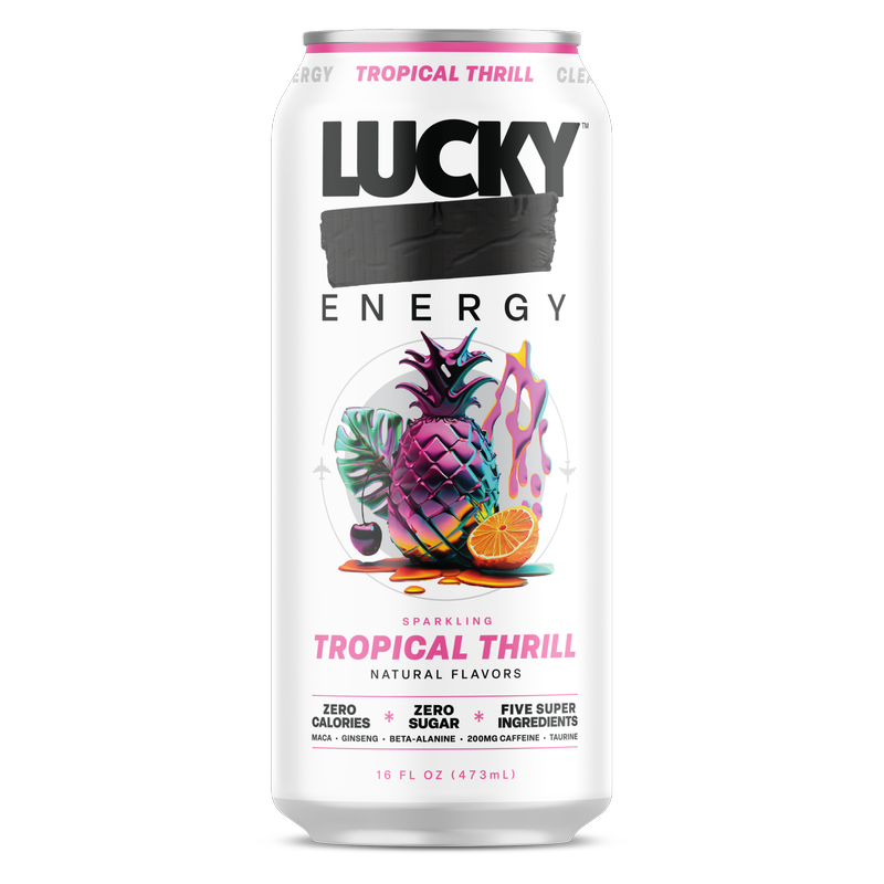 Lucky Energy Tropical Thrill 16oz Can