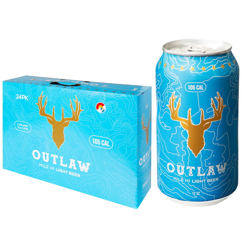 Tivoli Outlaw Mile Hi Light 24pk 12oz Can 4.2% ABV
