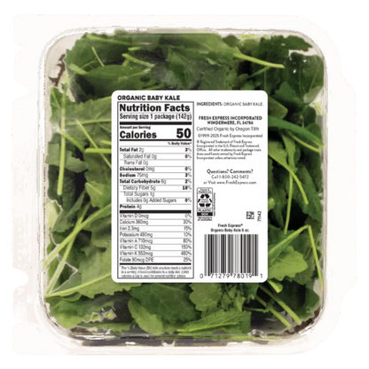 Organic Baby Kale - 5oz