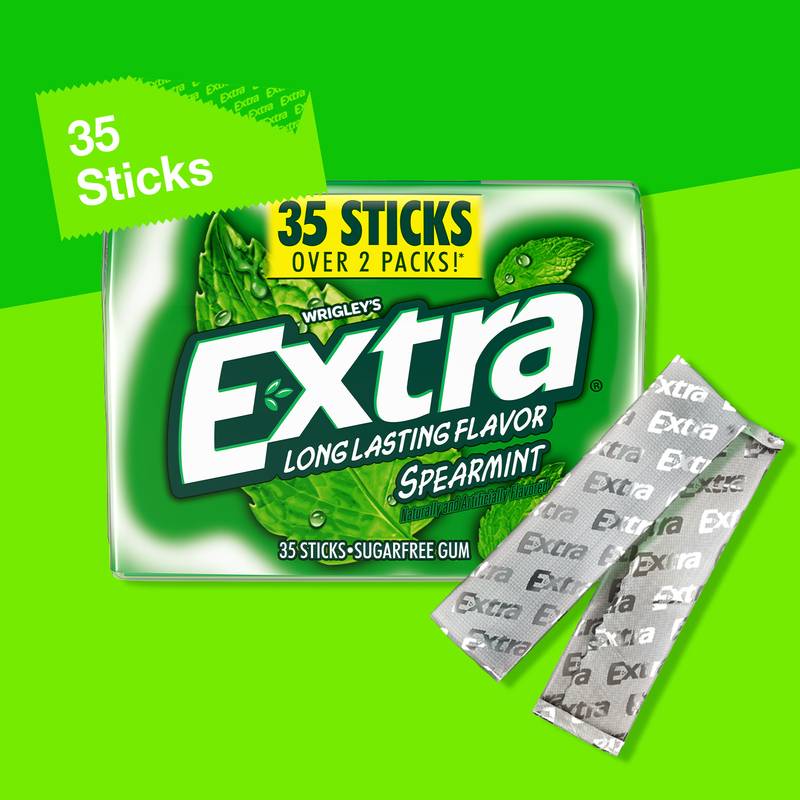 Extra Spearmint Sugarfree Gum, 35ct