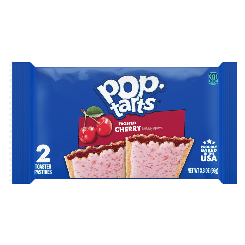 Pop-Tarts Frosted Cherry Breakfast Toaster Pastries 2ct