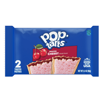 Pop-Tarts Frosted Cherry Breakfast Toaster Pastries 2ct