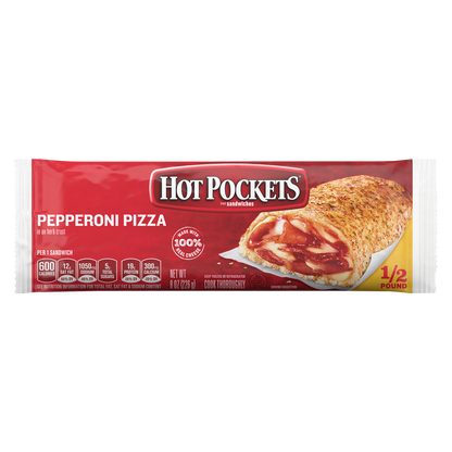 Hot Pockets Pepperoni Pizza Singles 8oz