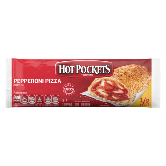 Hot Pockets Pepperoni Pizza Singles 8oz
