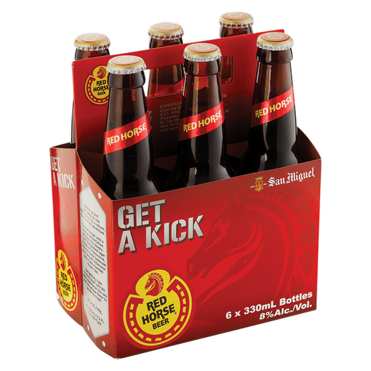 San Miguel Red Horse Beer 6pk 12oz Btl