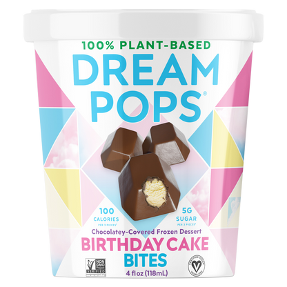 Dream Pops Birthday Cake Dream Non-Dairy Bites 4oz