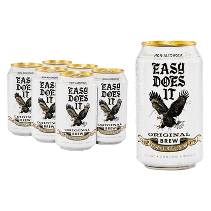 Easy Does It Non-Alcoholic Lager 6pk 12oz Cans