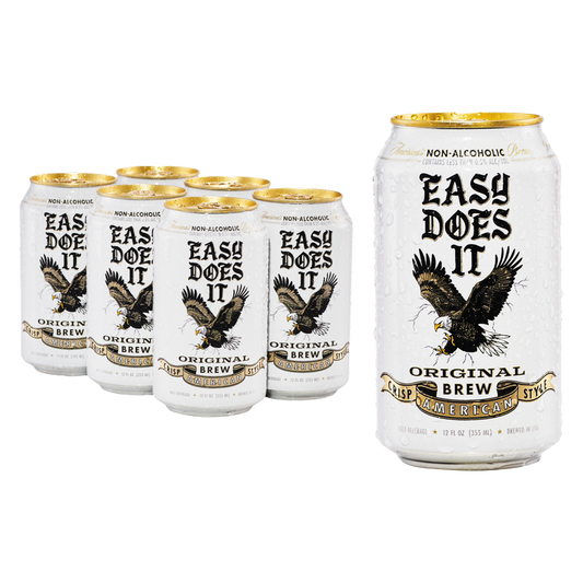 Easy Does It Non-Alcoholic Lager 6pk 12oz Cans