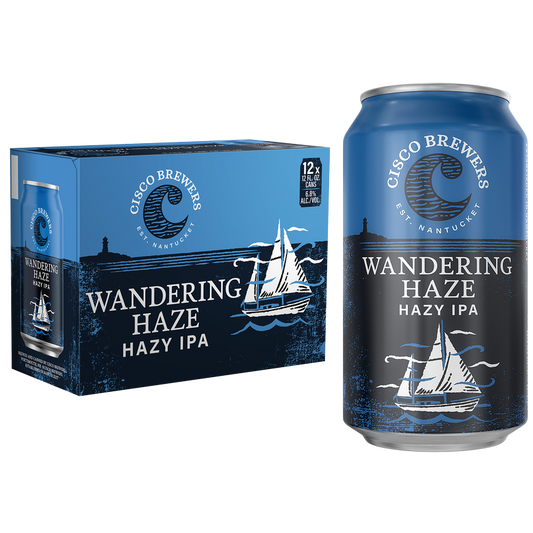 Cisco Brewers Wandering Haze IPA 12pk 12oz Can 6.8% ABV