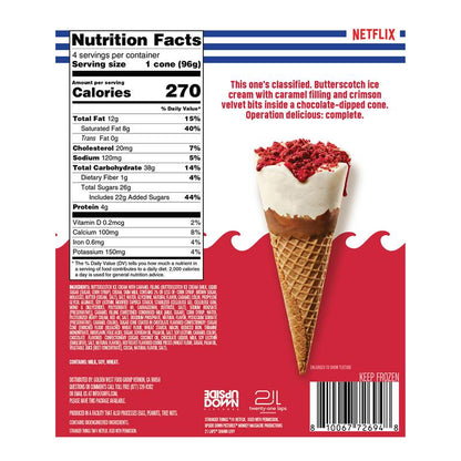 Code Red! Ice Cream Cones 4ct