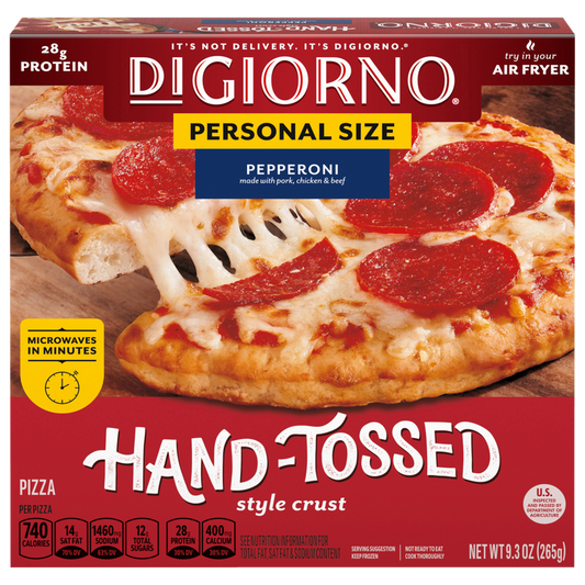 DiGiorno Frozen Traditional Crust Pepperoni Personal Pizza 6.5in 9.3oz