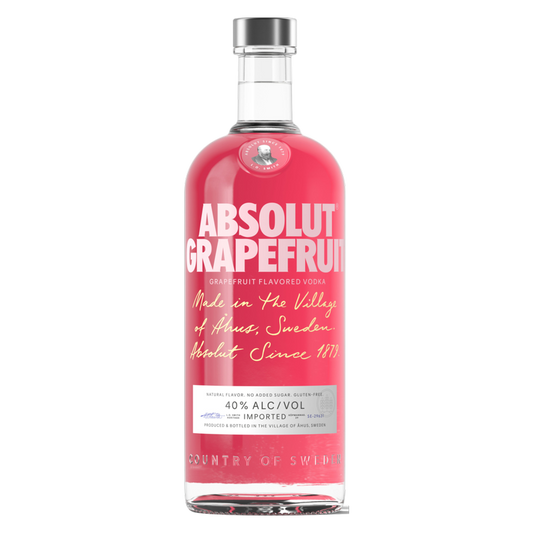 Absolut Grapefruit Vodka 1L (80 Proof)