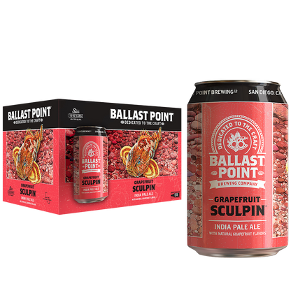 Ballast Point Grapefruit Sculpin 6pk 12oz Can 7.0% ABV