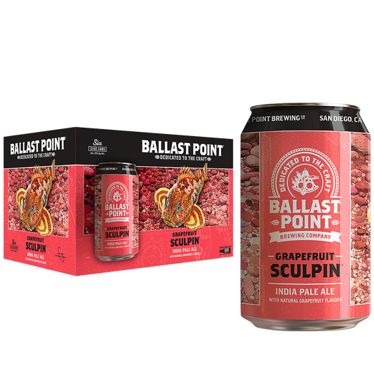 Ballast Point Grapefruit Sculpin 6pk 12oz Can 7.0% ABV
