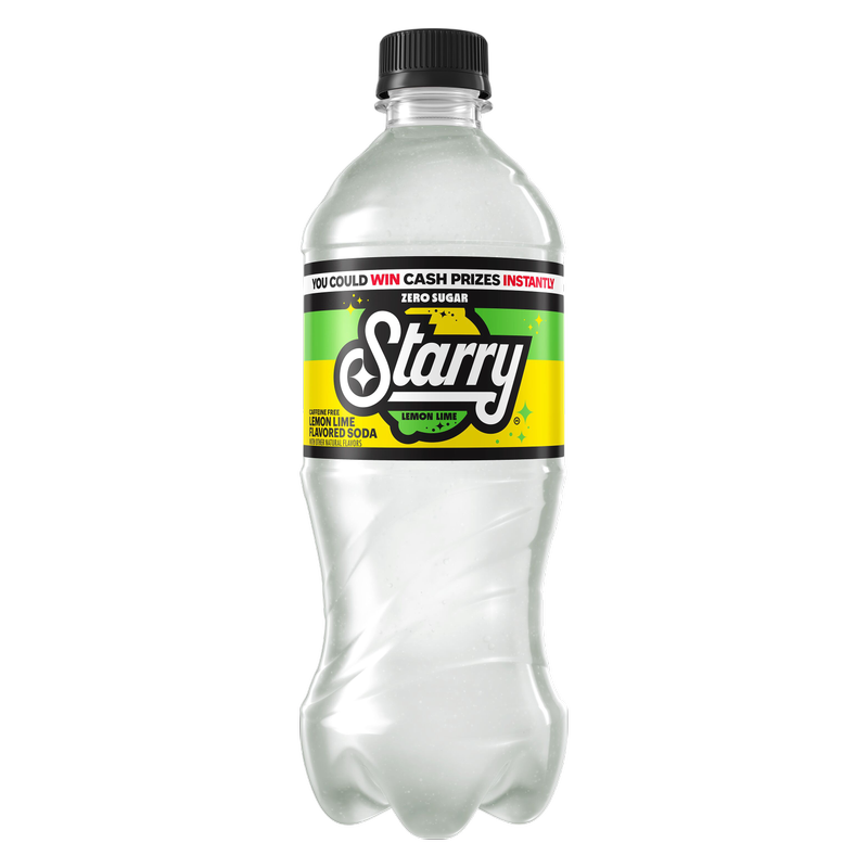Starry Zero Sugar Lemon Lime 20oz Btl