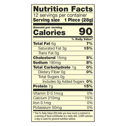 Sargento Natural Mozzarella String Cheese - 12ct