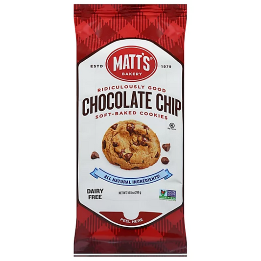 Matt's Cookies Chocolate Chip Cookies, 10.5 oz