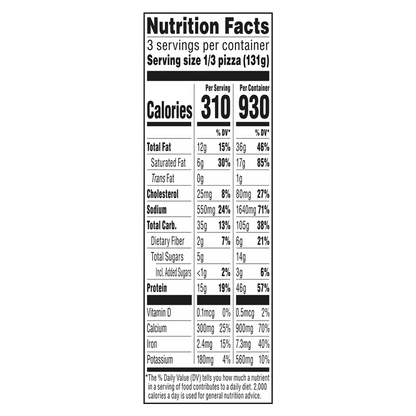 Jack's Cheese Pizza 12in 13.8oz