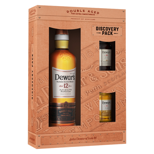 Dewar's 12 Year Gift Set 750ml