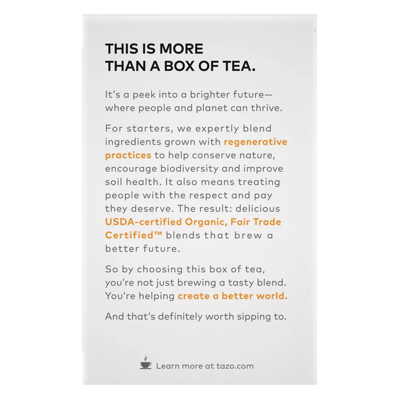 Tazo Organic Chai Tea 16ct