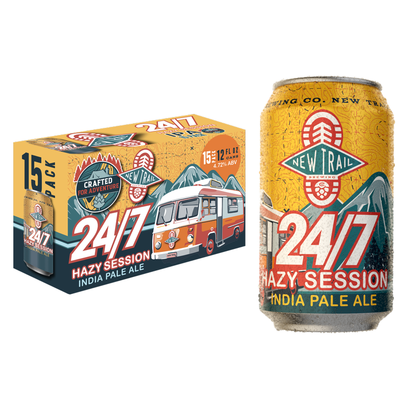 New Trail 24/7 Hazy Session IPA 15pk 12oz Can