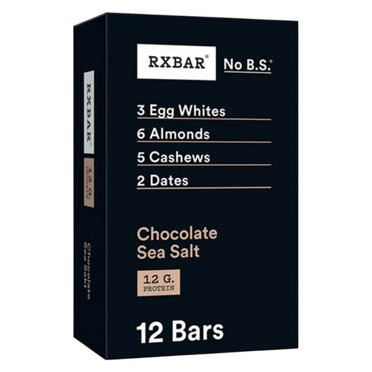 RXBar Chocolate Sea Salt Protein Bar 12 CT