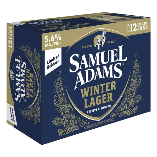 Samuel Adams Winter Lager 12oz 12pk Can 4.5% ABV