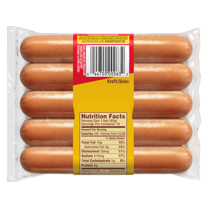 Oscar Mayer Classic Uncured Wieners - 10ct/16oz