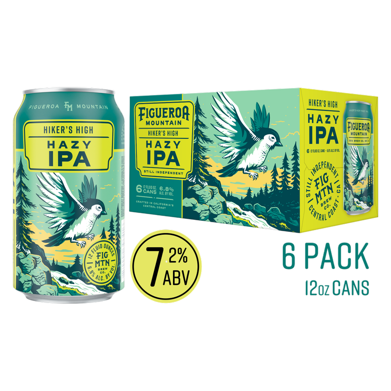 Figueroa Mountain Hiker's High Hazy IPA 6pk 12oz Cans