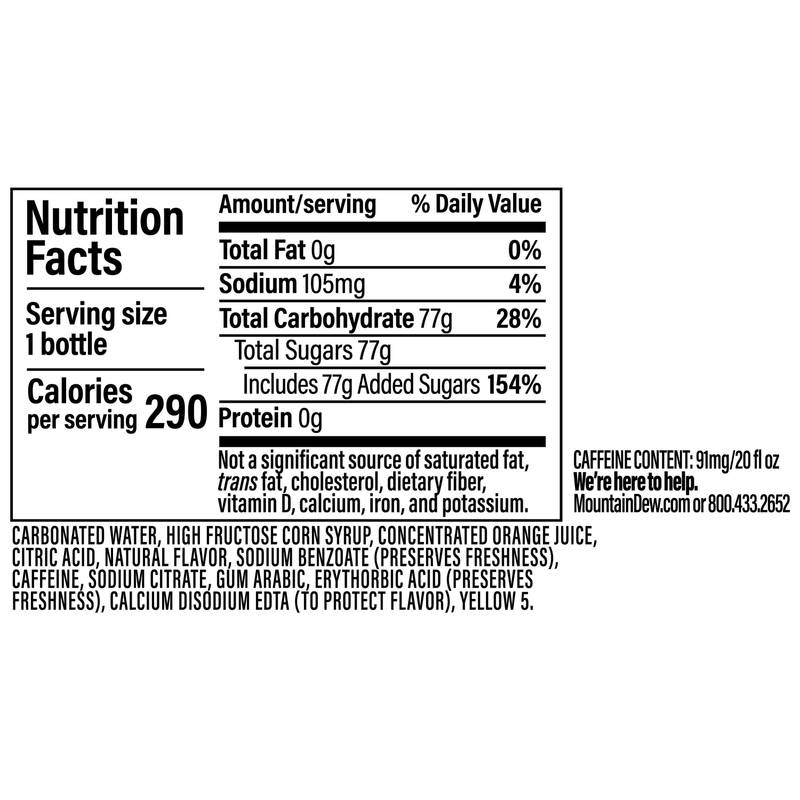 Mountain Dew 20oz Btl