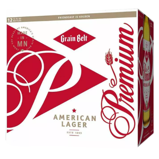 Grain Belt Brewery Premium Lager 12pk 12oz Bottle