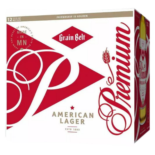 Grain Belt Brewery Premium Lager 12pk 12oz Bottle