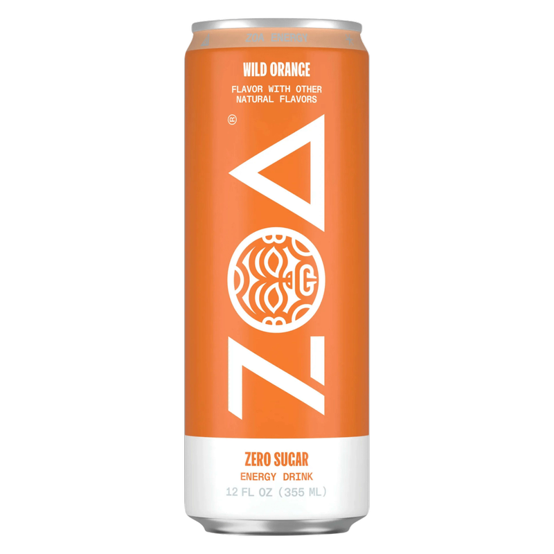ZOA Zero Sugar Wild Orange 12oz Can