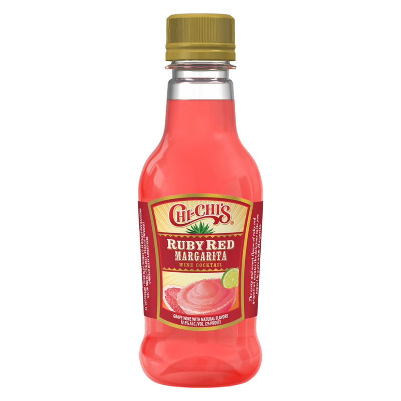 Chi-Chi's Malt Based Ruby Red Margarita 187ml Bottle 10% ABV